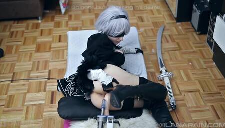 2b Captured By A Sentient Fuck Machine With Lana Rain