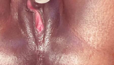 Using Huge Clit to fuck pocket pussy