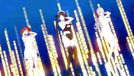 5 Sexy Girls Dance (3D HENTAI)