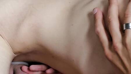 Horny neighbor visit me and let me blow his dick