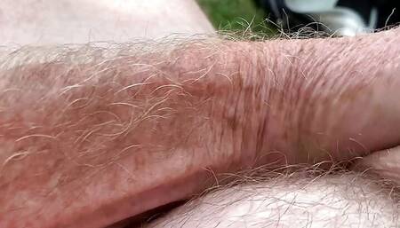 Jacking off at camp!