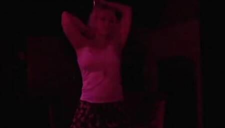 My striptease at the Rouge Et Noir club