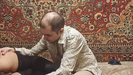 Man destroyed ass girl with bbc sex toy