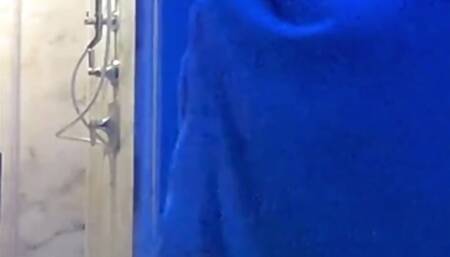 Beautiful milf's tits after shower