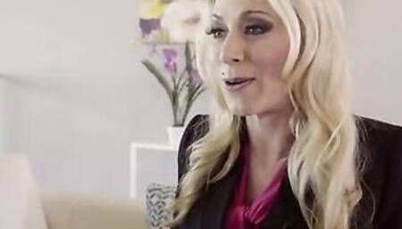 Katie Morgan has come to Elsa Jean's house to have a parent teacher conference about Elsa's behavior making out with