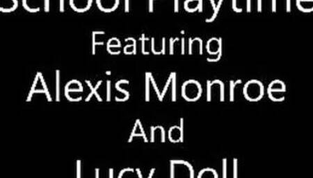 Lucy Doll and Tyler Nixon are gets measured for costumes by their teacher Alexis Monroe so they can be in