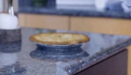 Amazingly Hot mom India Summer is cooking up a storm. Her stepson Logan Huge finds the pie India has made and