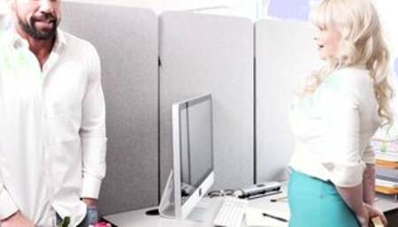 Bad cunt with mouth Kay Carter is vulgar and Johnny has the cock for her remedy!!