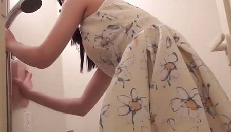 Japanese girl Mai Araki sucks stepbrother's dick uncensored.
