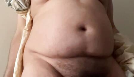 Big Tits Sexy Chubby Fat Guy Dancing and massaging body