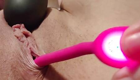 Egg Vibrator Inserted