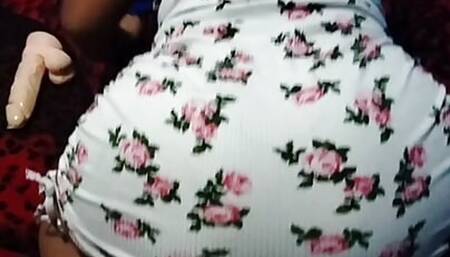 After a long day at work she came home to massage my labia