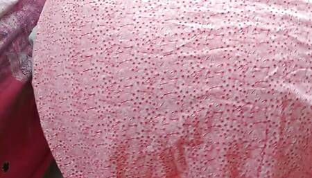 Pakistani Mature Wife Cleaning Floor & Showing Her Hot Big Ass