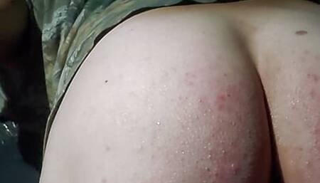 2 big dildos in my asshole