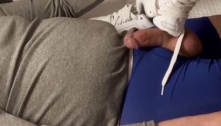 Sneaker Play, Slipper Edging to Cum