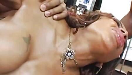 Ayana Angel In Lingerie Fucking Lexington Steele & Brian Pumper!