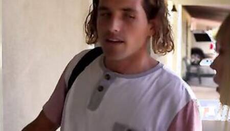 Sheena Ryder has leant some sports equipment to her students, Tyler Nixon and Lilly Bell. As Tyler and Lilly go