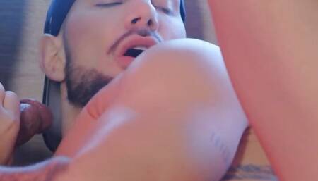 Darenger Is The First To Fuck Tayler Tash Then Clark Delgaty Finishes His Asshole And Cums All Over His Face - PAPI