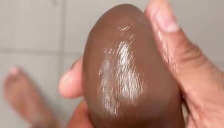 Nice BBC masturbation with nice cumshot