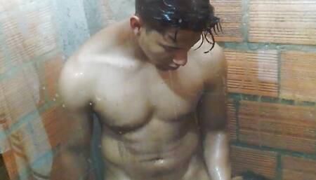 I get my wife taking a bath so I get undressed to shower with her and finish with a great fuck and anal creampie