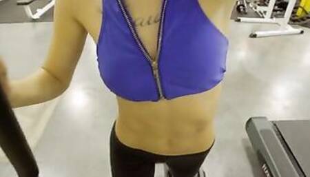 Looking tight and fit, Kenzie Reeves works out her Goddess body. She holds nothing back, embracing her athletic side. When