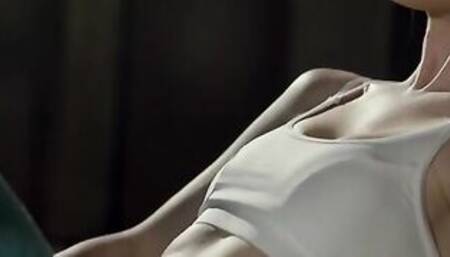 Pepper hart is feeling strong and Hottie as this athletic coed works out into the gym. Dressed into a shirt