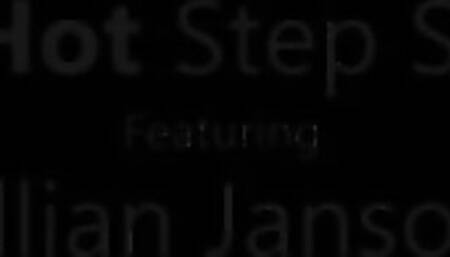 Damon Dice catches his stepsister Jillian Janson masturbating. She doesn't want him to spill the