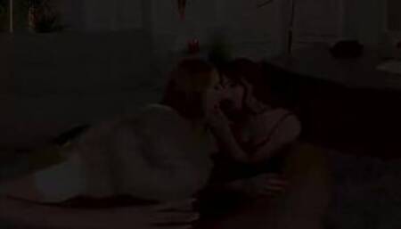 Kay Carter & Skye Mae seek the guidance of therapist April Snow on how to take care of their man's gigantic penis energy