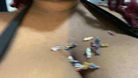 tinines on giantess breast