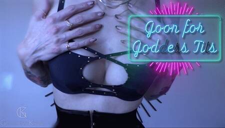 Goon for Goddess Tits - Uncensored Breast Worship JOI Mindfuck Cock Tease Stripping - 720p MP4