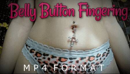 Pink Cross Dangle Ring Belly Button Fingering (HD) MP4