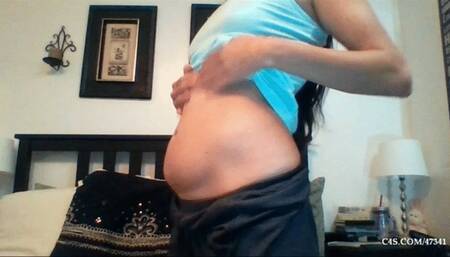 Beautiful Belly Bulge