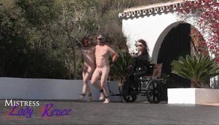 Mistress Lady Renee - 2 ponyboys sulky - wmv