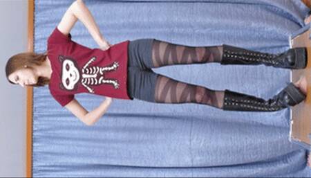 Trampled under Demonia combat boots (part 1 of 6), flo358x 1440p