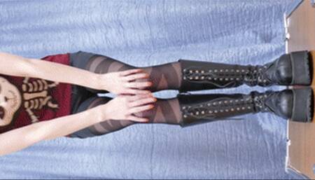 Trampled under Demonia combat boots - extended version (part 3 of 6), flo360xe 1080p