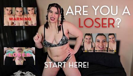 Easy Guide for Losers - Humiliatrix Countess Wednesday Picks Out 3 Clips You Need for Best Humiliation, Degradation, & Mind Fuck - MP4 720p