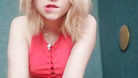 Home Morning With Striptease and Masturbation With Orgasm