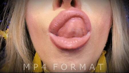 Nude Lipstick Upper Lip Smelling (HD) MP4