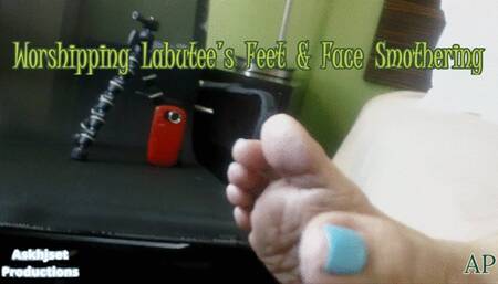 Worshipping Labutee's Feet & Face Smothering