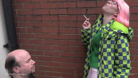 FemDom Casual Human Ashtray