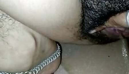 Stepsister ki pesab kerte dekha