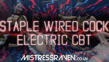 [834] Staple Wired Cock Electric CBT
