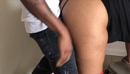 Bull fucks my wife on his job