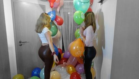helium balloon mass pop