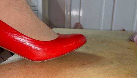 Cum under my heels