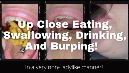 Up Close Eating Mac And Cheese