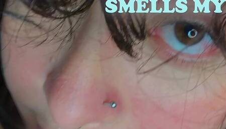 My stepmom is so hotty, she likes smell my dick