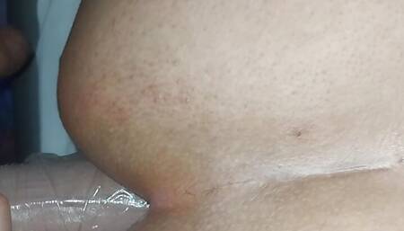 having sex with a big ass man and I ended up cumming in his face