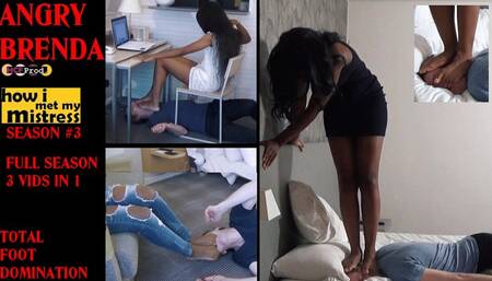 FOOT DOMINATION by EBONY YOUNG DOMINA BRENDA (720p)