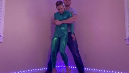 Lora Cross Bearhug and Ankle Lock Struggle